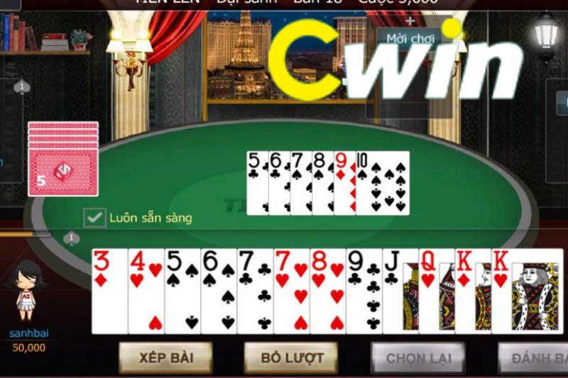 Các dòng game bài cwin online