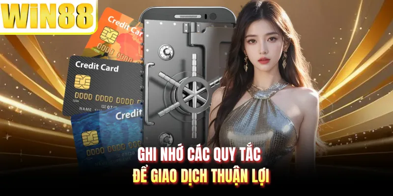 Ghi nhớ các quy tắc để giao dịch thuận lợi