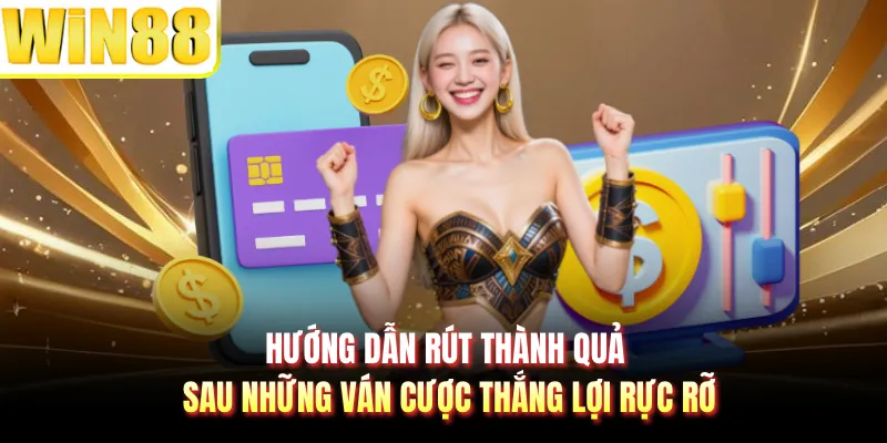Hướng dẫn rút thành quả sau những ván cược thắng lợi rực rỡ