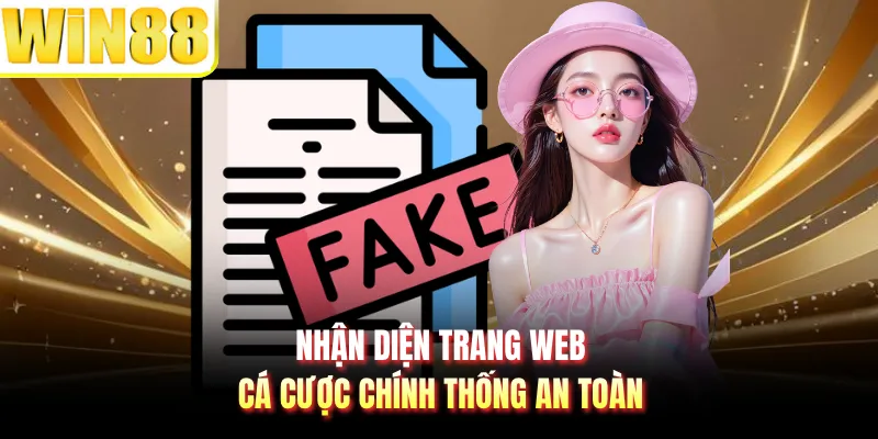 Nhận diện trang web cá cược chính thống an toàn